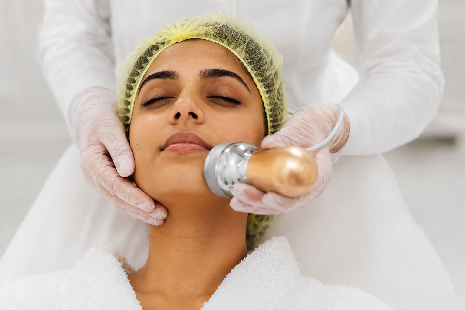 Collagen induction microneedling treatment