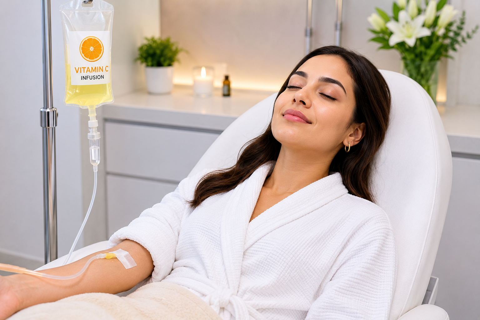 Vitamin C infusion facial