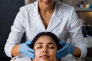 Microdermabrasion skin refresh treatment